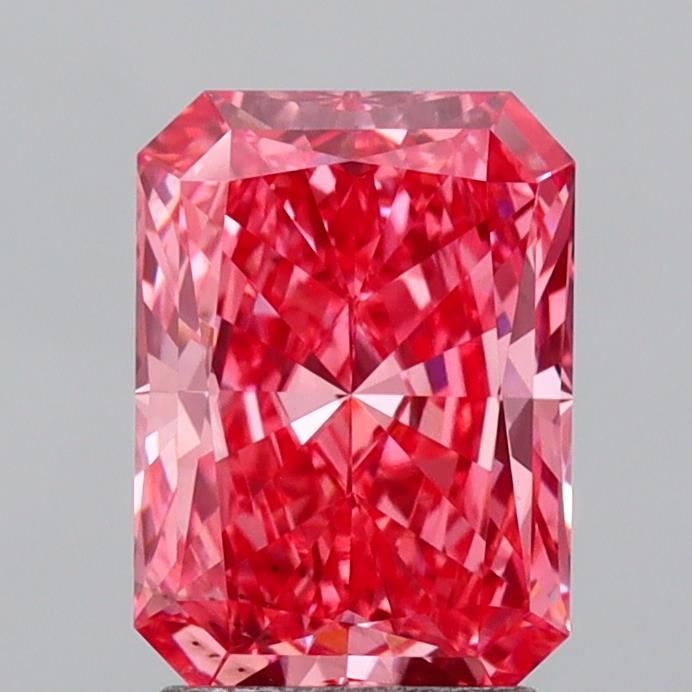 2.42 Carat Radiant Cut Fancy Pink
