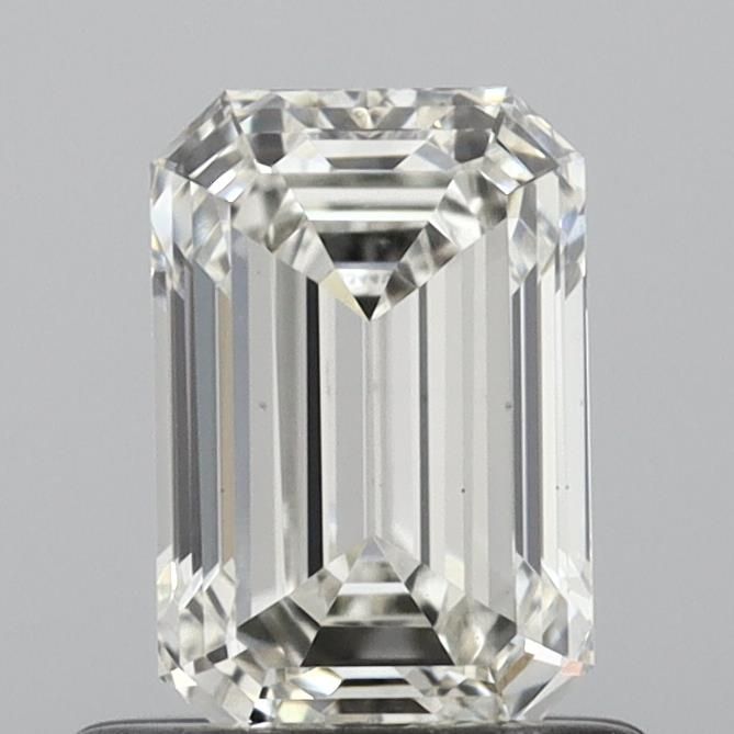 0.86 Carat H VS1 Emerald Lab Diamond