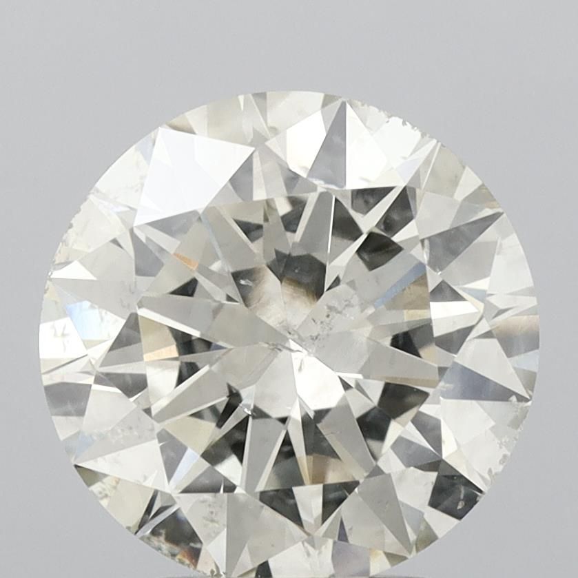 3.01 Carat L SI2 Round Diamond