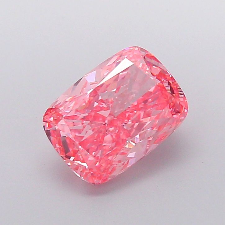 3.07 Carat Cushion Cut Fancy Pink