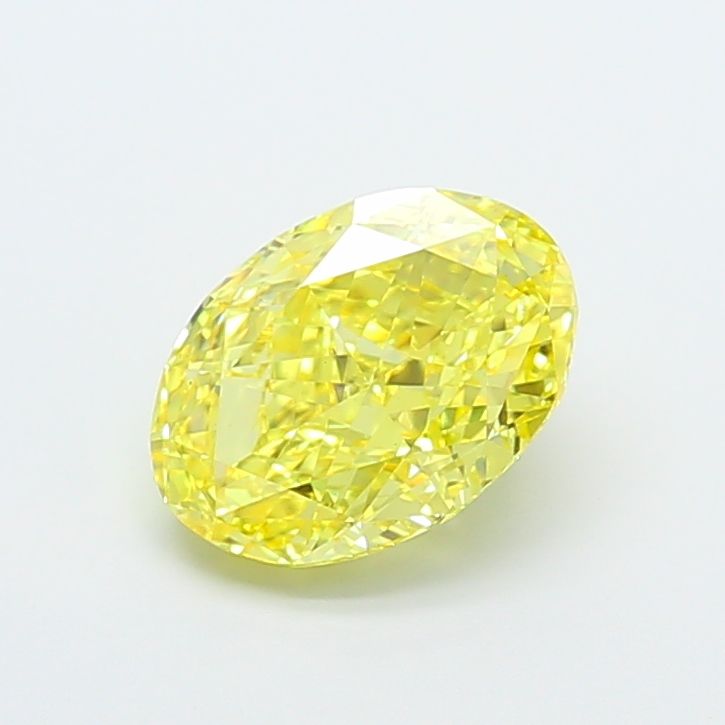 3.10 Carat Oval Cut Fancy Yellow