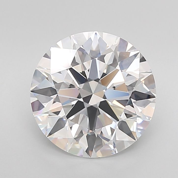 4.24 Carat D-IF Round Lab Diamond