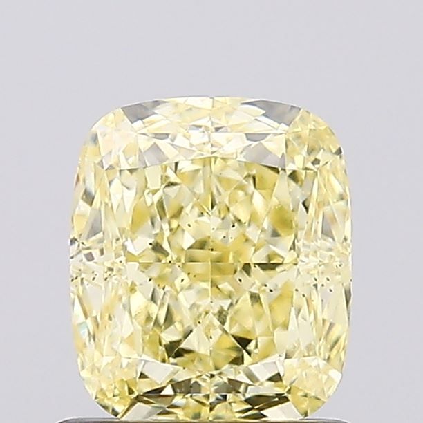 1.06 Carat Cushion Cut Fancy Yellow