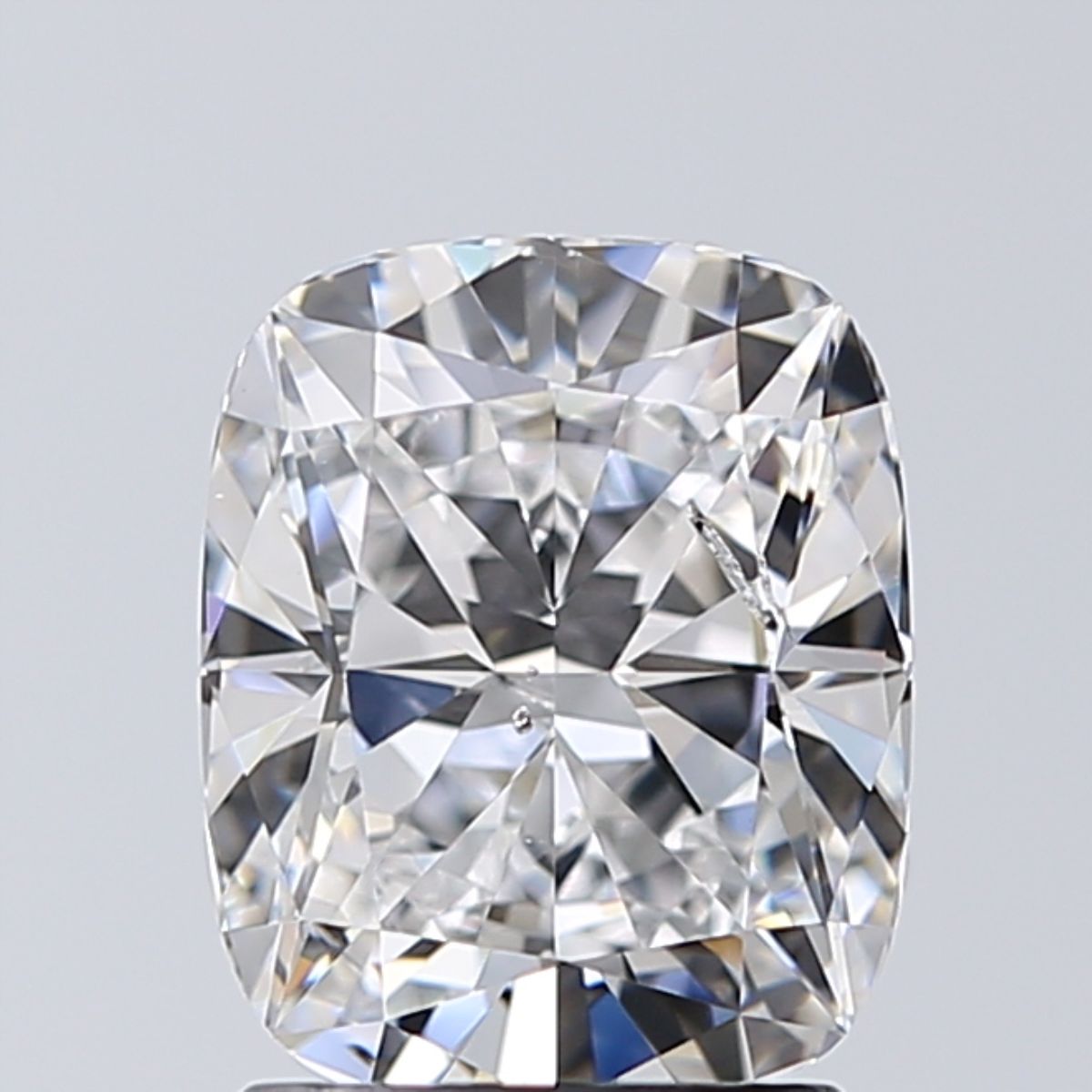 1.71 Carat D-SI2 Cushion Lab Diamond