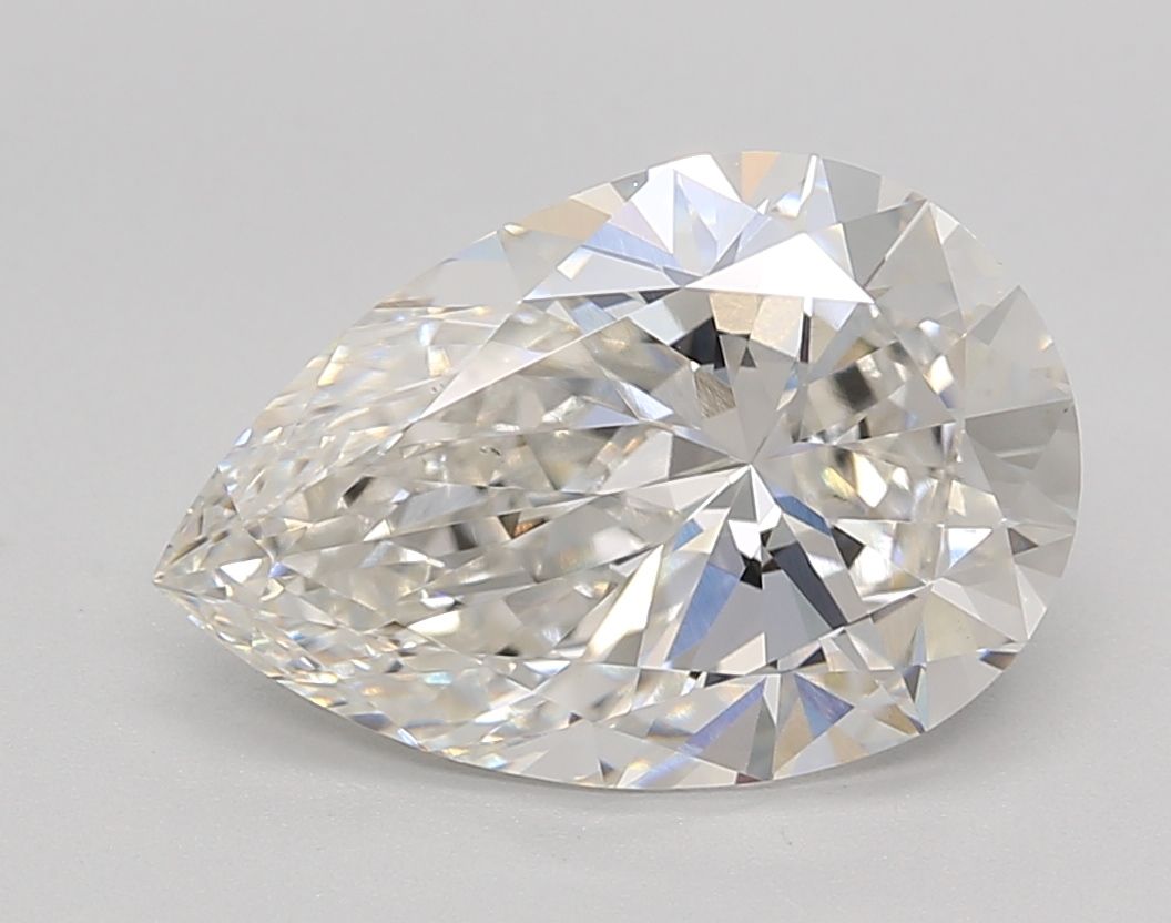 3.35 Carat G-VS1 Pear Lab Diamond