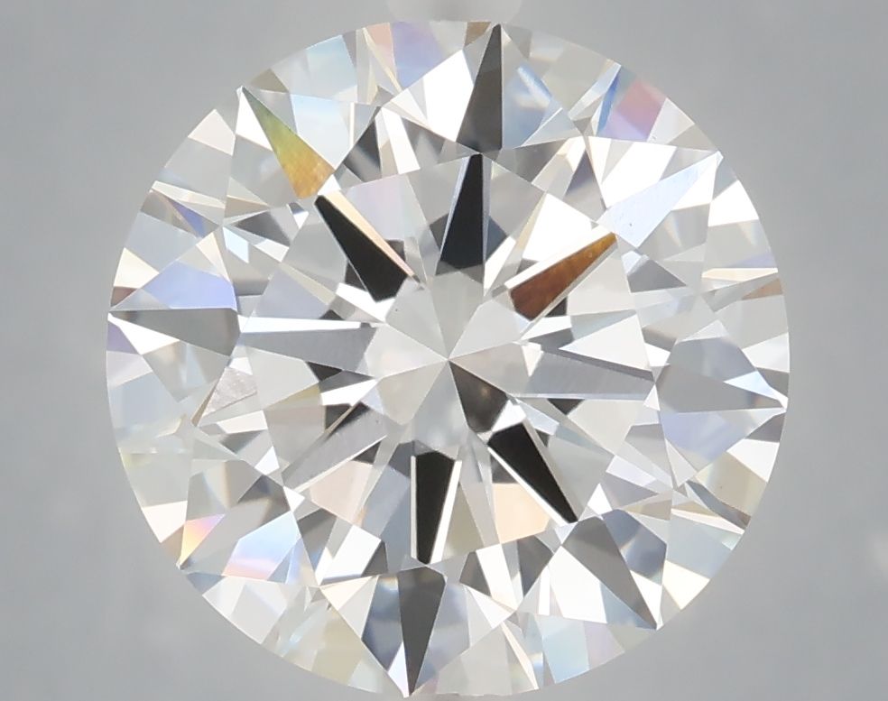 5.52 Carat F-VVS2 Round Lab Diamond