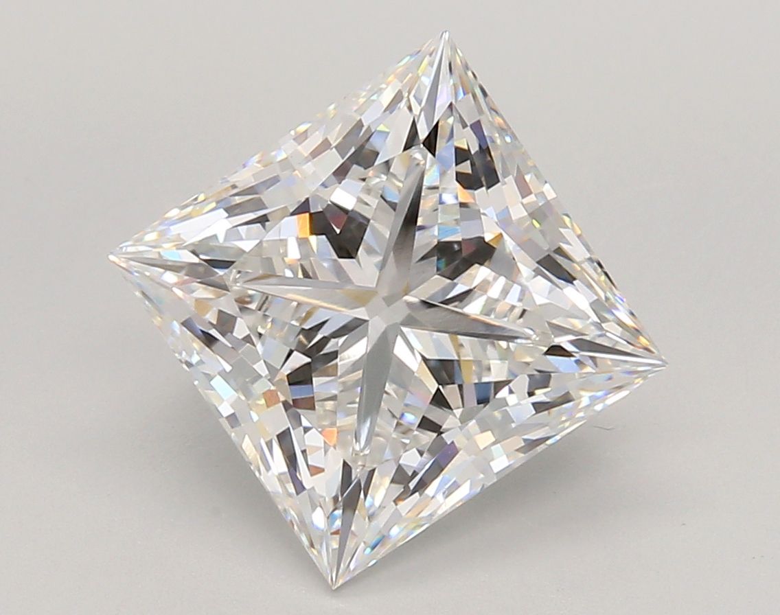 4.59 Carat E-VVS2 Princess Lab Diamond