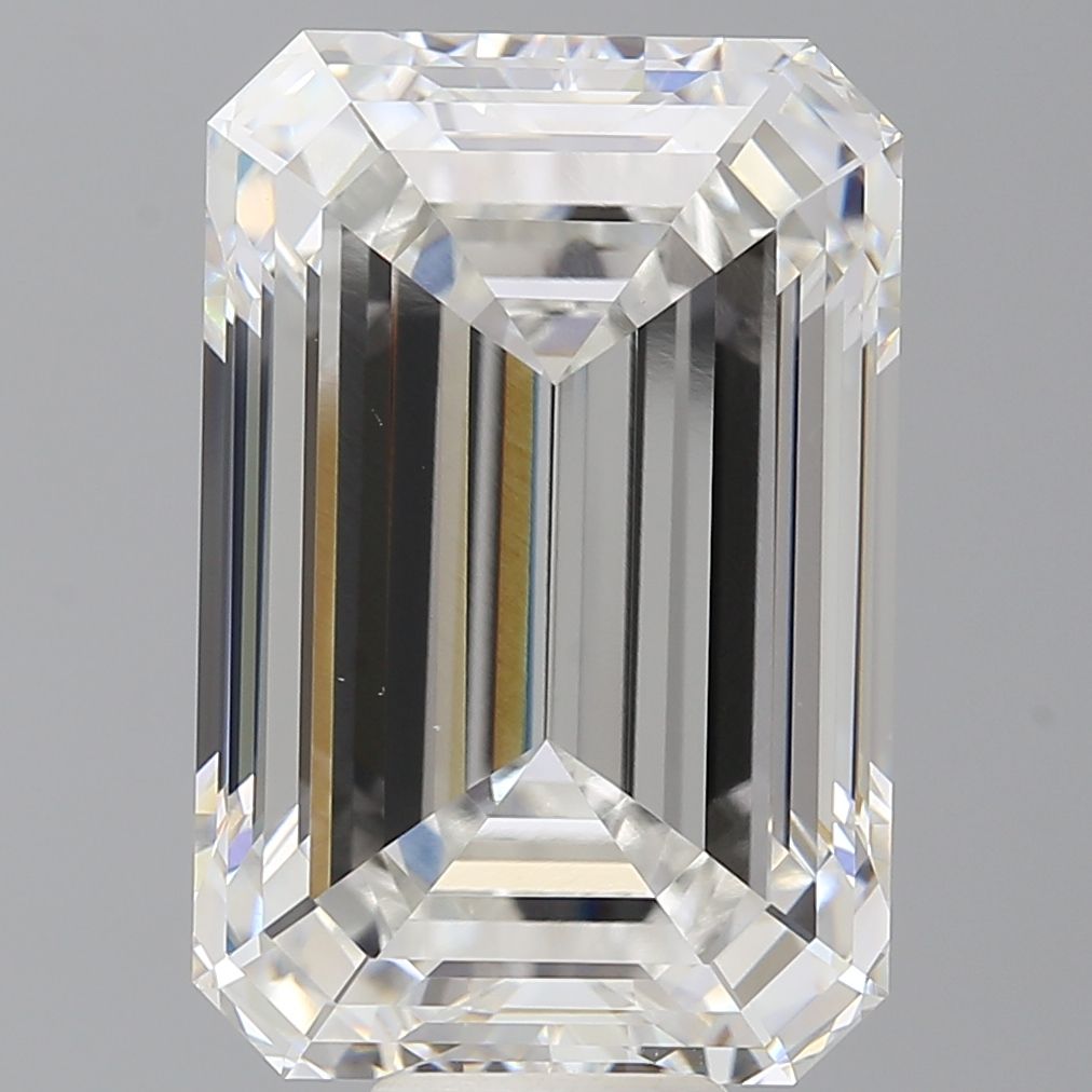 14.58 Carat F-VVS2 Emerald Lab Diamond