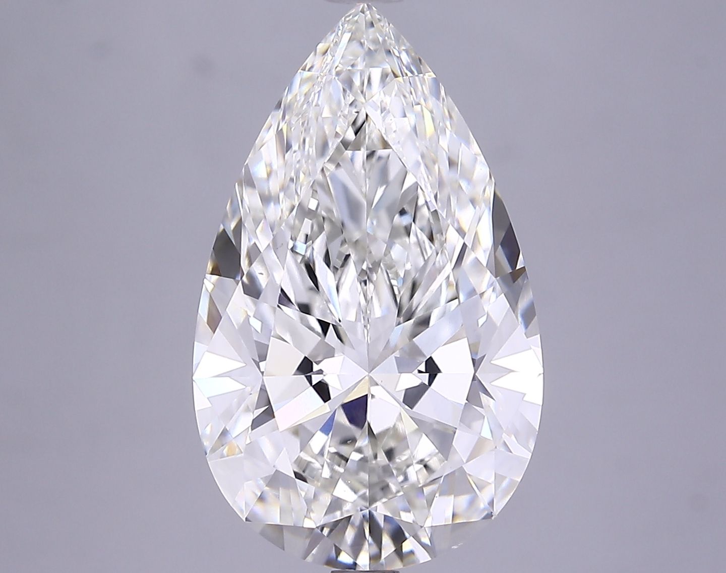 6.00 Carat G-VS1 Pear Lab Diamond