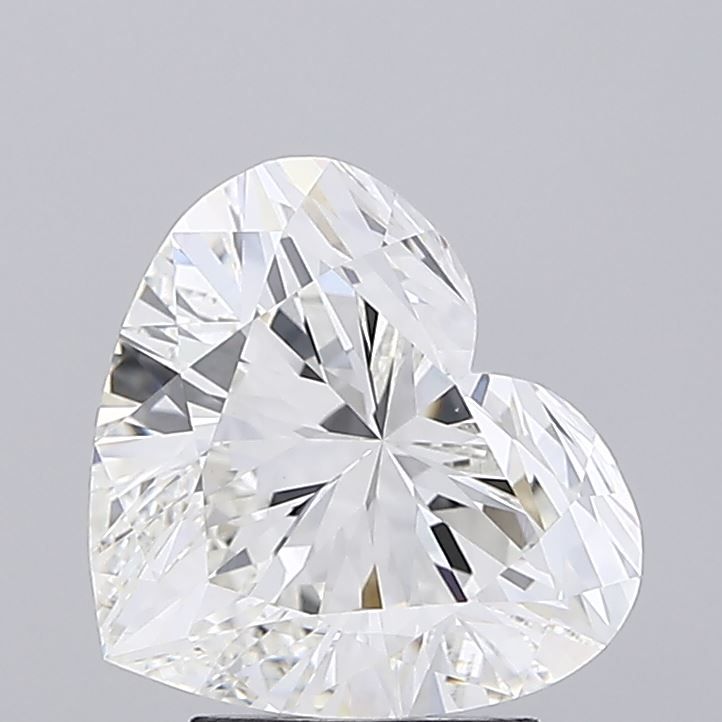 3.31 Carat G-VVS1 Heart Lab Diamond