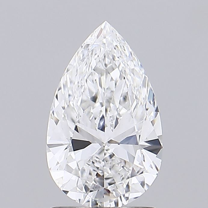 1.39 Carat E-VS1 Pear Lab Diamond