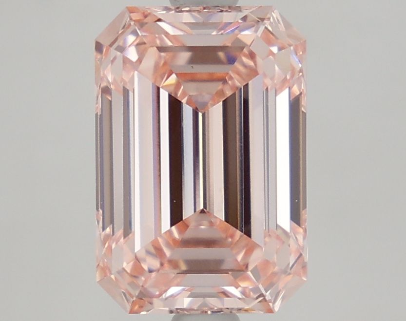 3.01 Carat Emerald Cut Fancy Pink