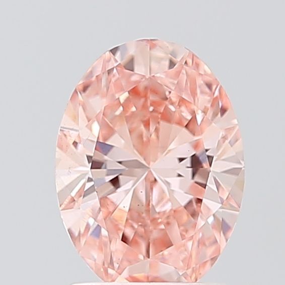 1.51 Carat Oval Cut Fancy Pink