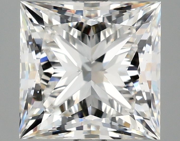 3.05 Carat F-VVS2 Princess Lab Diamond