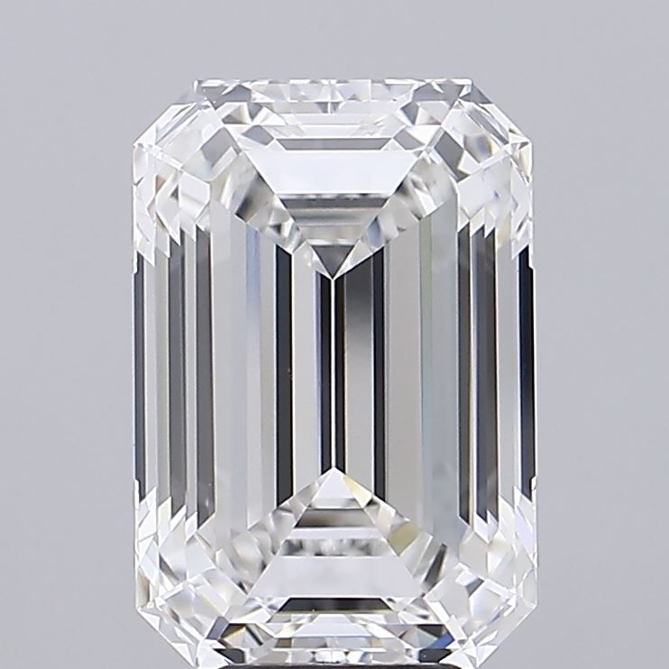 7.92 Carat G-VVS2 Emerald Lab Diamond