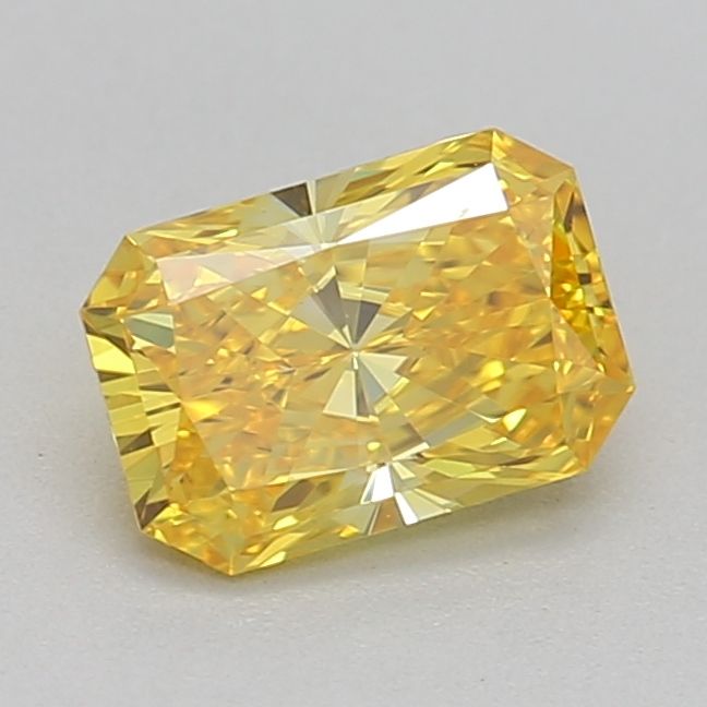 0.51 Carat Radiant Cut Fancy Yellow