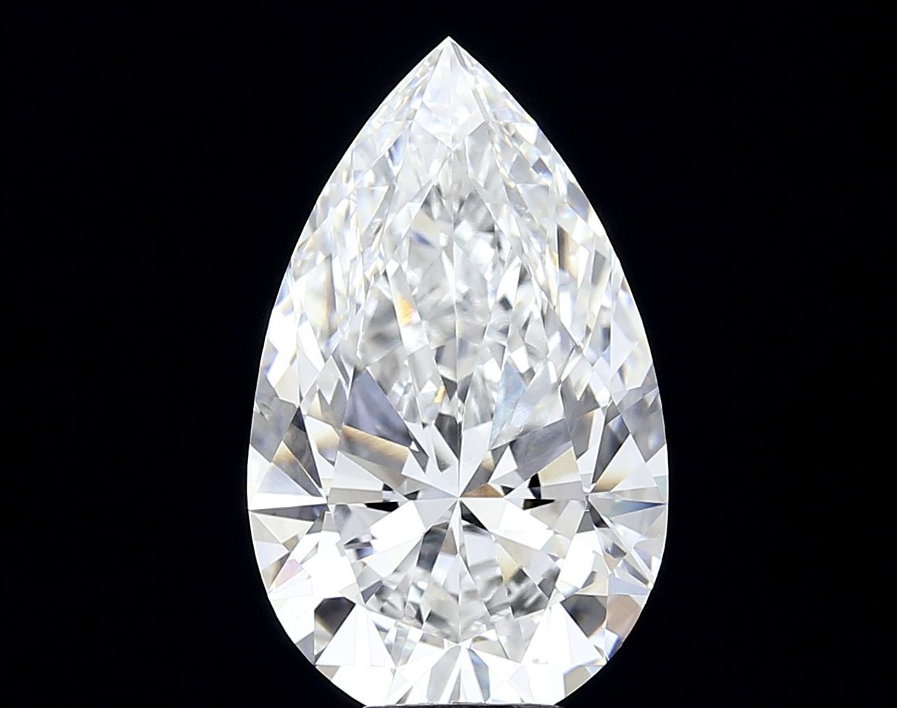 7.54 Carat E-VVS2 Pear Lab Diamond