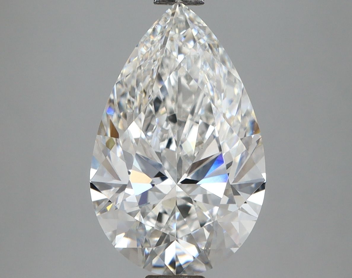 3.00 Carat G-VVS2 Pear Lab Diamond