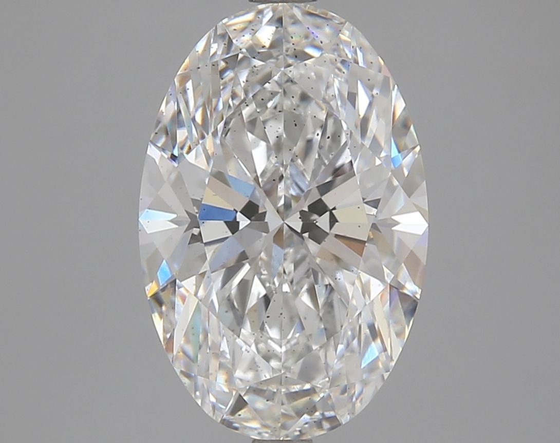 4.48 Carat F-SI2 Oval Lab Diamond