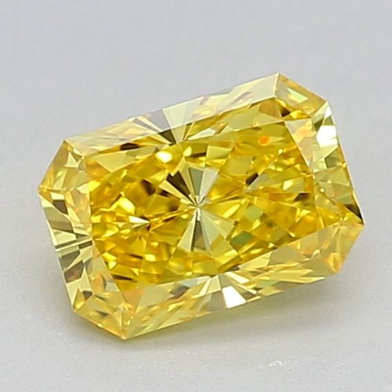 0.52 Carat Radiant Cut Fancy Yellow