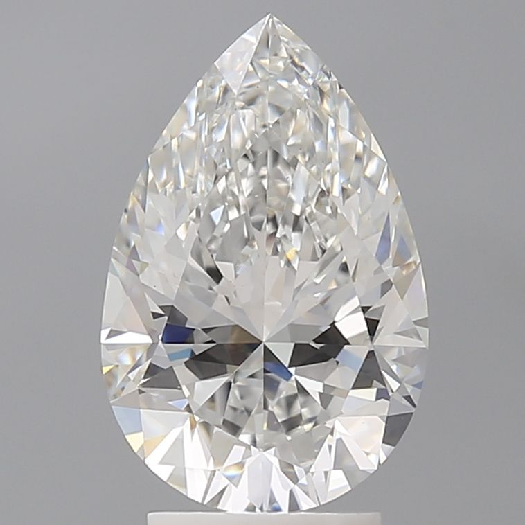 3.06 Carat F-VS1 Pear Lab Diamond