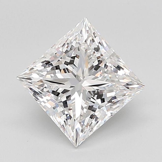 3.00 Carat E-VVS2 Princess Lab Diamond