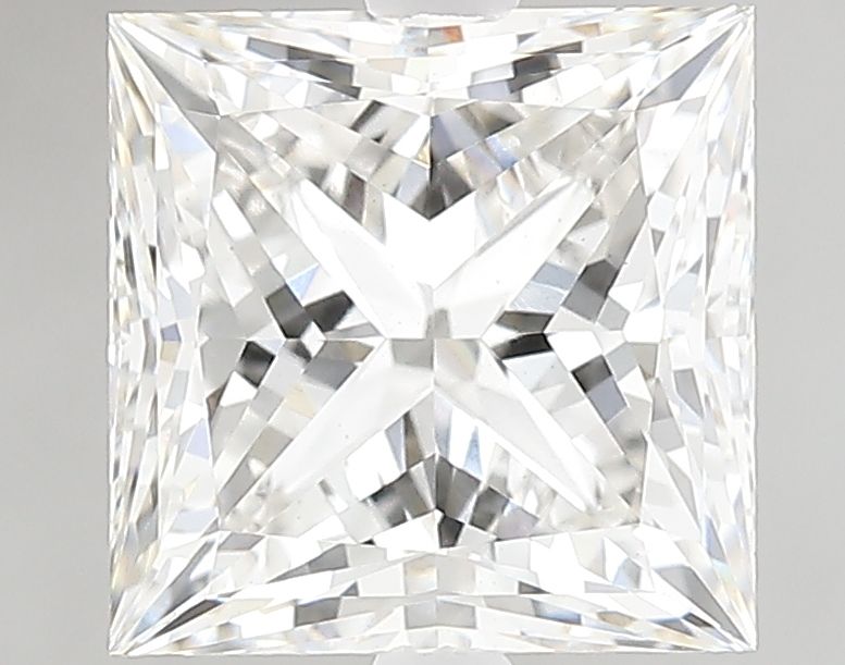 3.02 Carat G-VS2 Princess Lab Diamond