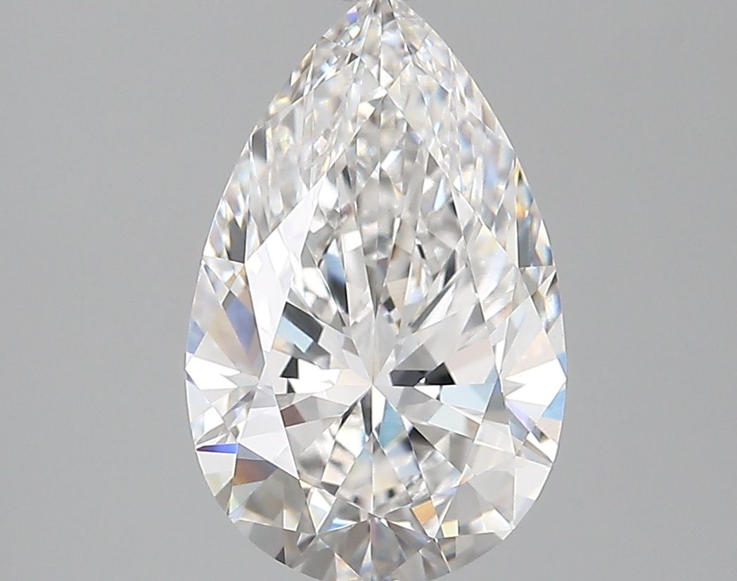 2.66 Carat D-VVS2 Pear Lab Diamond
