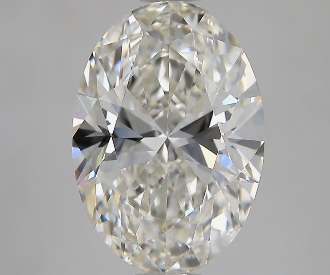 3.51 Carat G-VVS2 Oval Lab Diamond