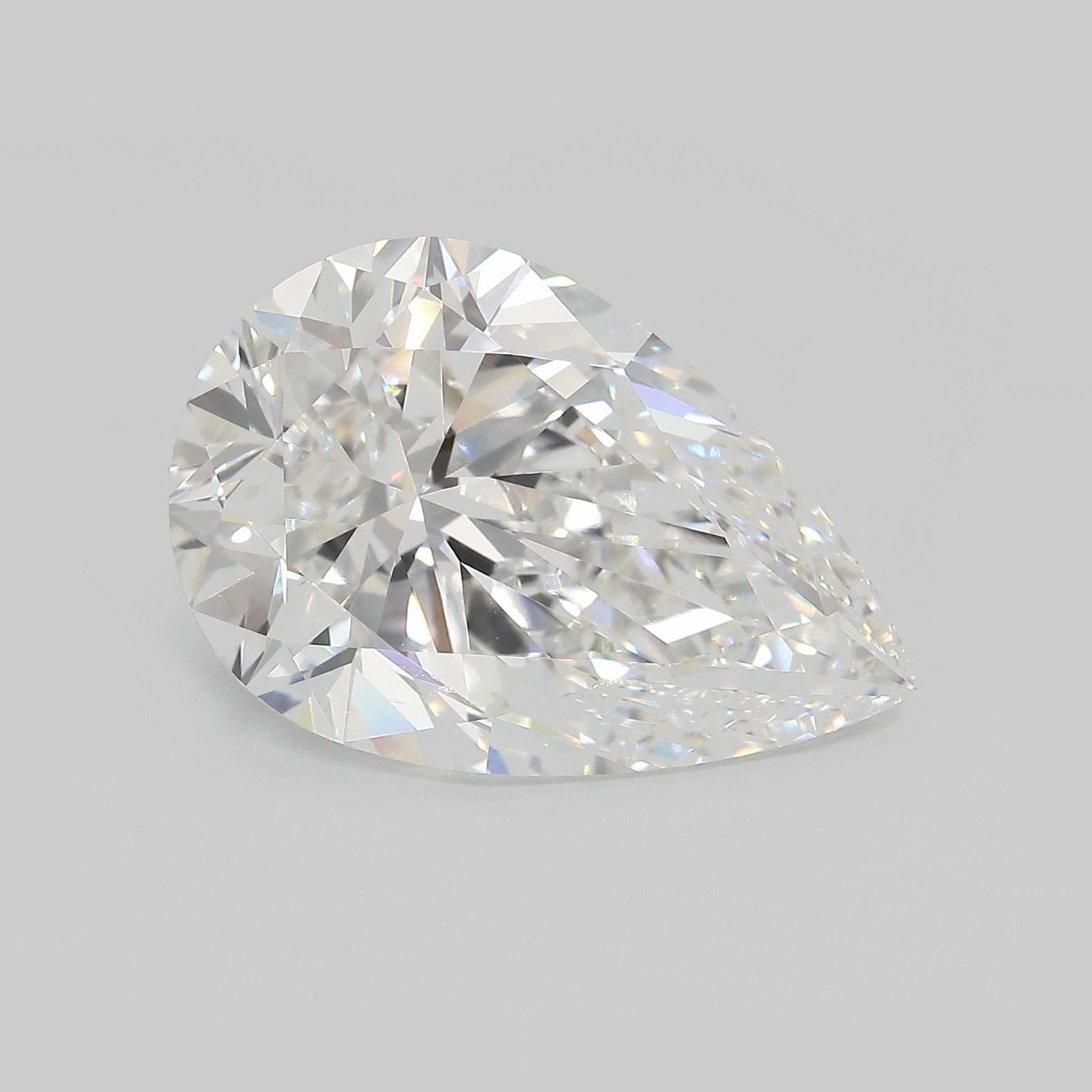 9.64 Carat E-VS1 Pear Lab Diamond