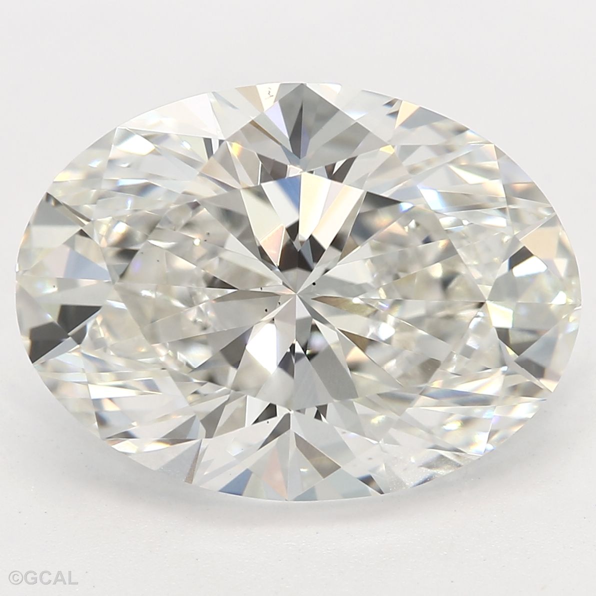 3.05 Carat H VS2 Oval Lab Diamond