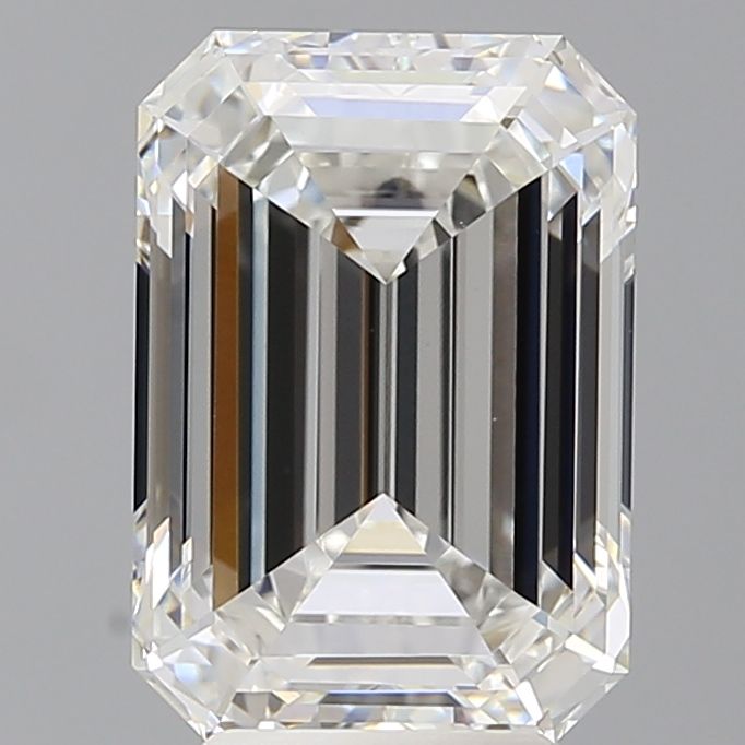 4.55 Carat F-VVS2 Emerald Lab Diamond