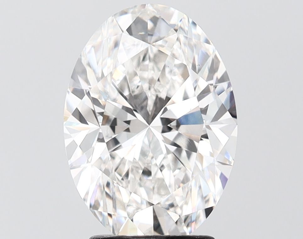 3.08 Carat F-VVS2 Oval Lab Diamond