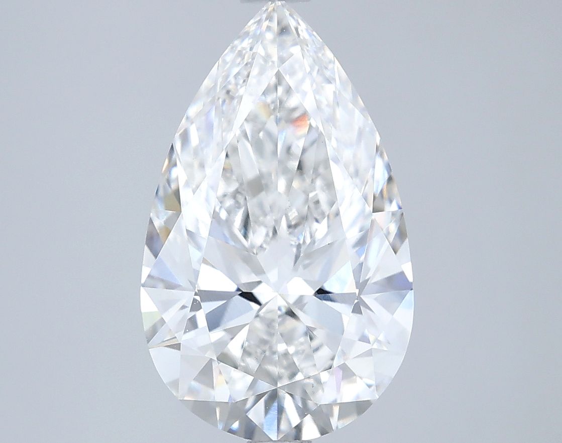 3.05 Carat F-VS1 Pear Lab Diamond