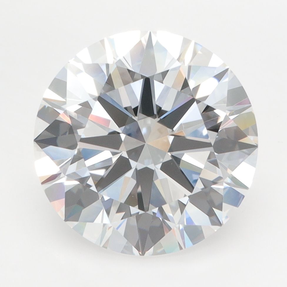 4.26 Carat D-IF Round Lab Diamond