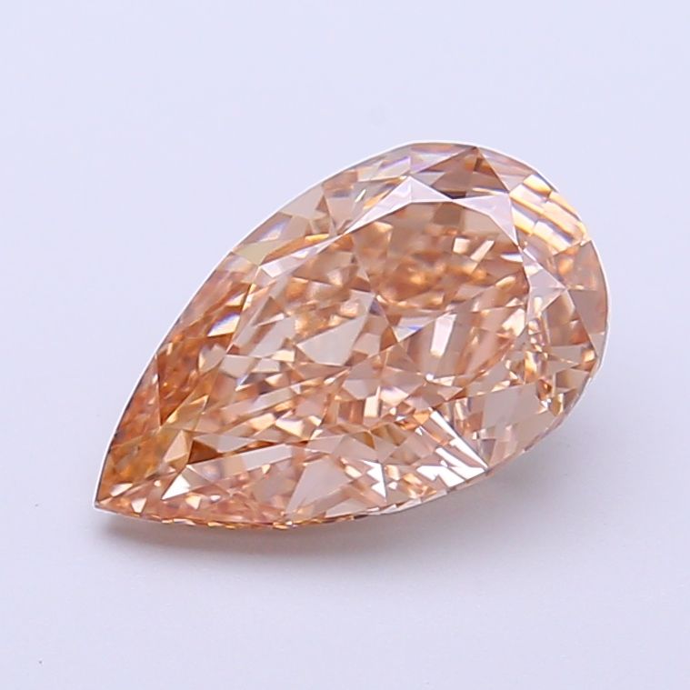2.35 Carat Pear Cut Fancy Brown