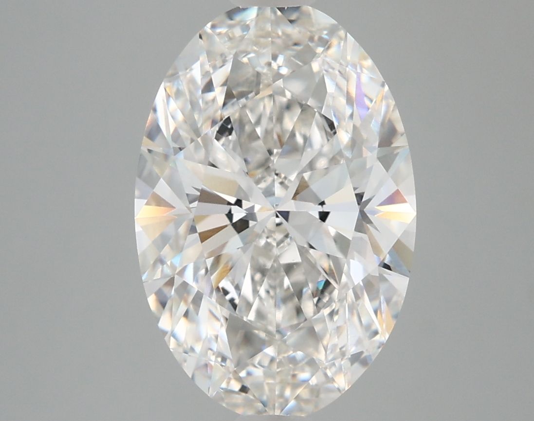 3.83 Carat F-VVS2 Oval Lab Diamond