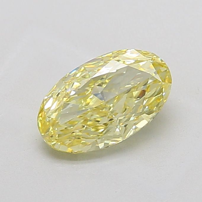 2.02 Carat Oval Cut Fancy Yellow