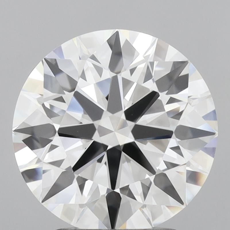 2.55 Carat D-IF Round Lab Diamond