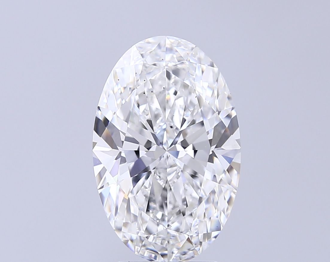 4.07 Carat E-VS2 Oval Lab Diamond