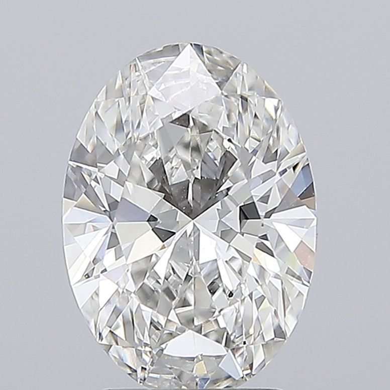 3.27 Carat G-VVS2 Oval Lab Diamond