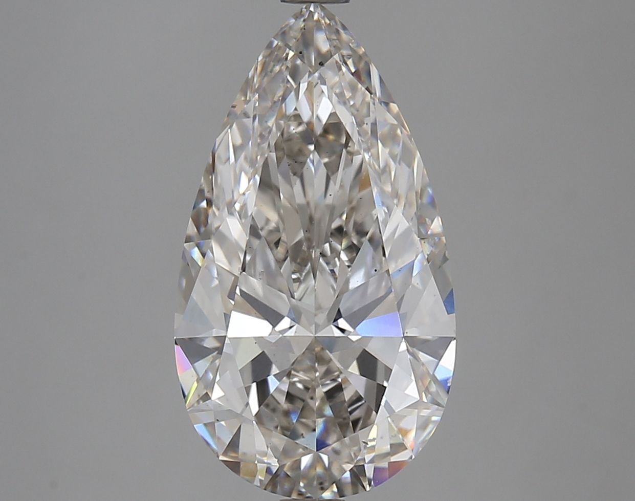 4.78 Carat H-VS2 Pear Lab Diamond