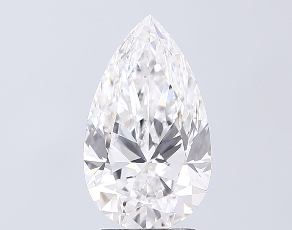 2.54 Carat E-VVS2 Pear Lab Diamond