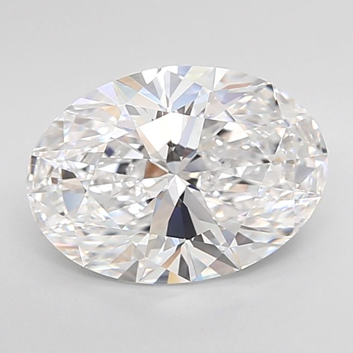 3.51 Carat D-VVS1 Oval Lab Diamond