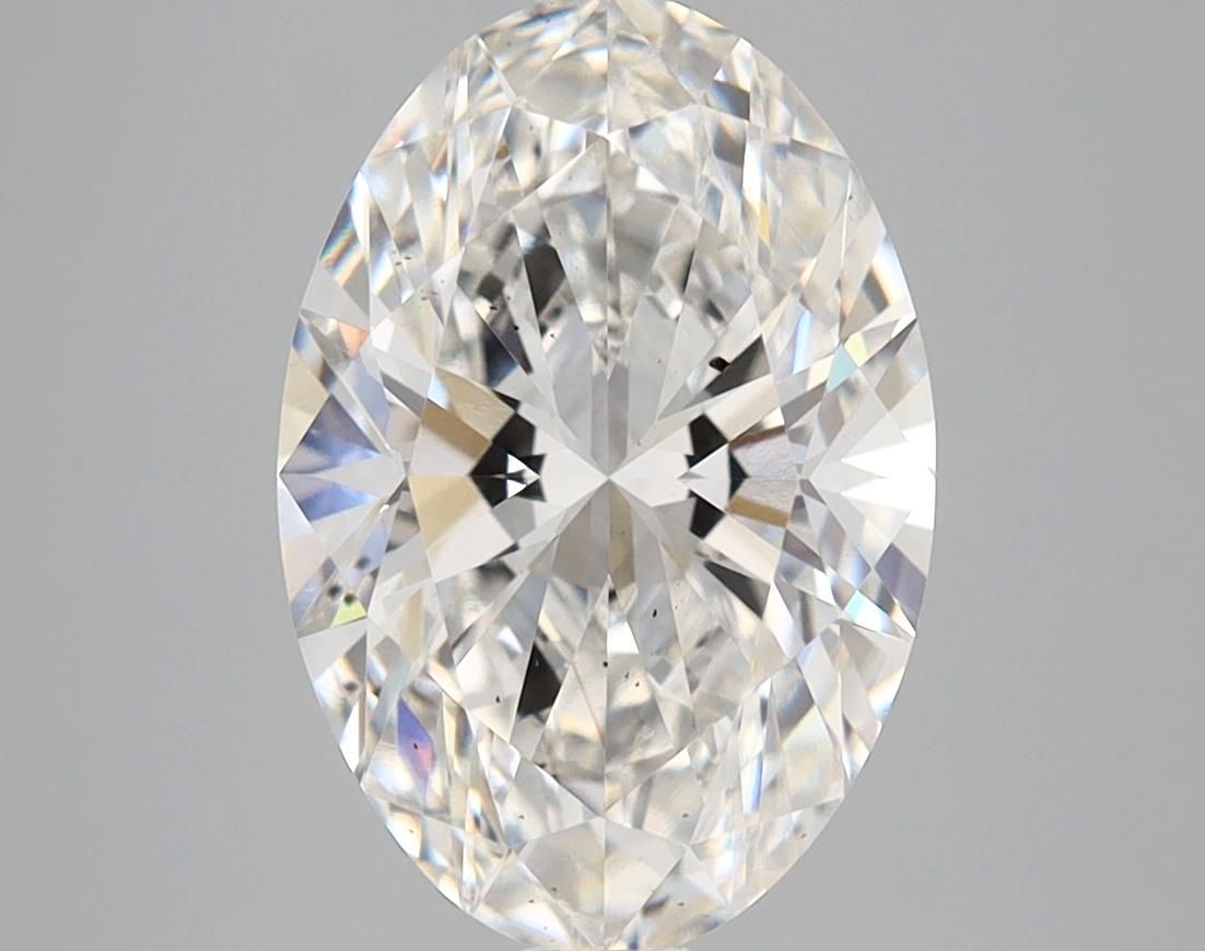 3.18 Carat F-SI1 Oval Lab Diamond