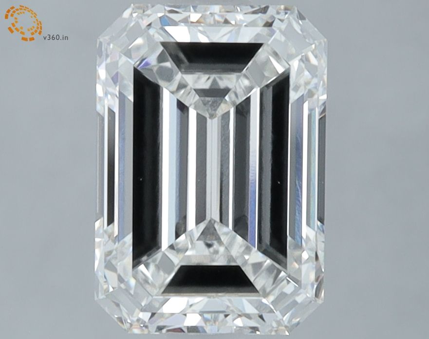 2.45 Carat F-VS1 Emerald Lab Diamond