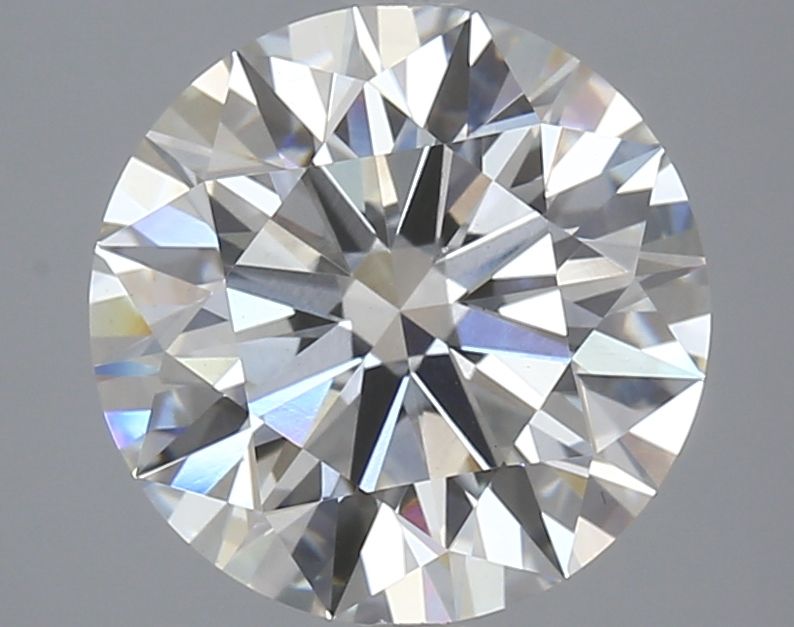 4.02 Carat H-VS1 Round Lab Diamond