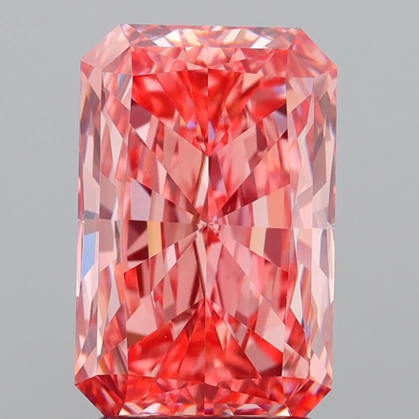 2.58 Carat Radiant Cut Fancy Pink