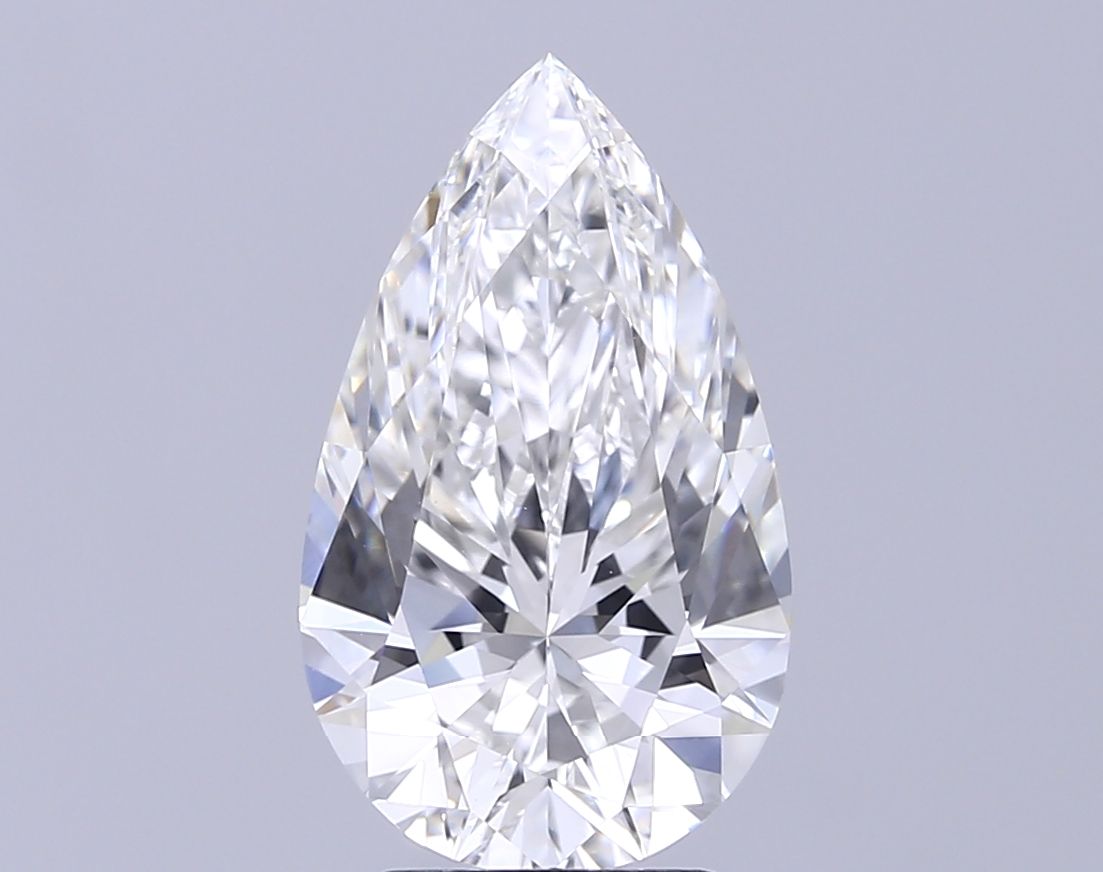 4.2 Carat F-VVS2 Pear Lab Diamond