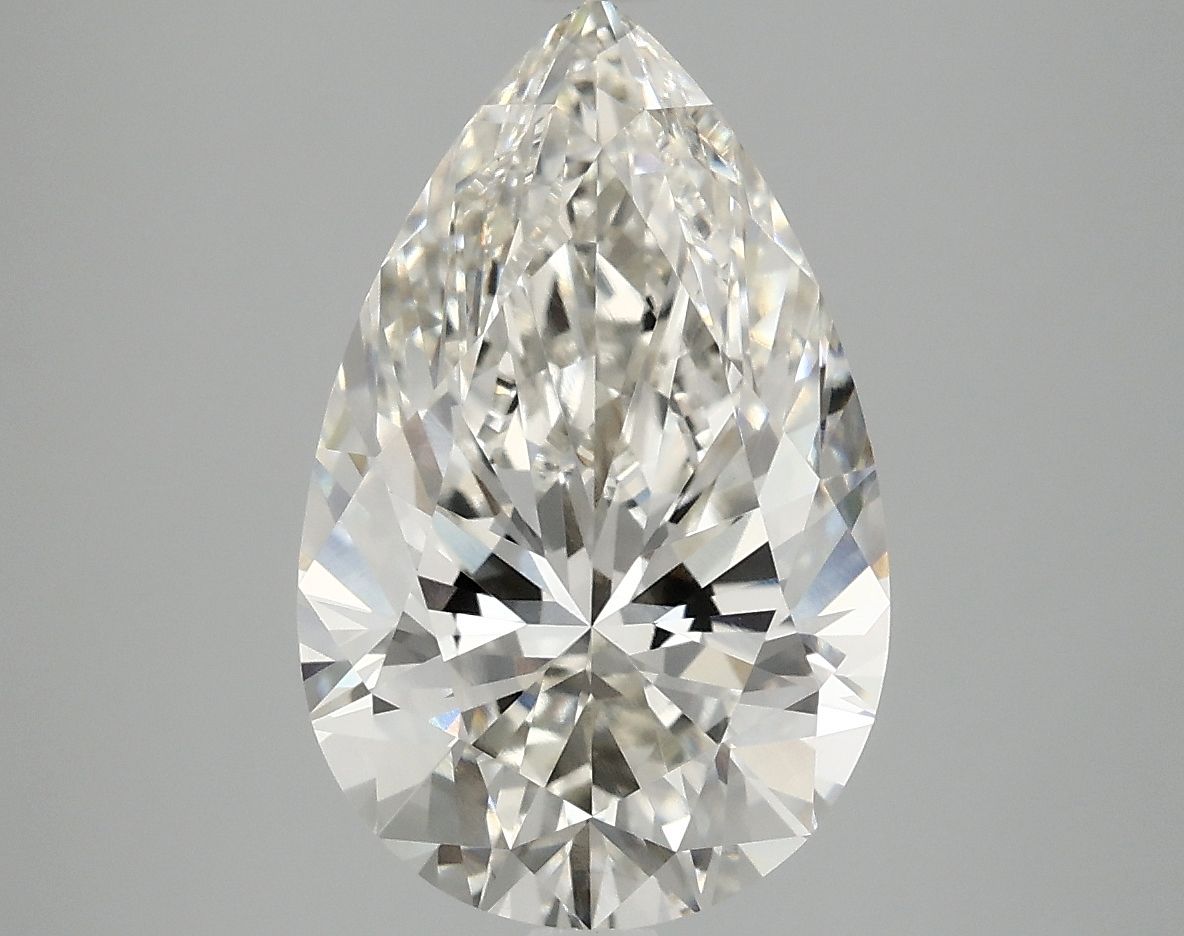 4.03 Carat G-VVS2 Pear Lab Diamond